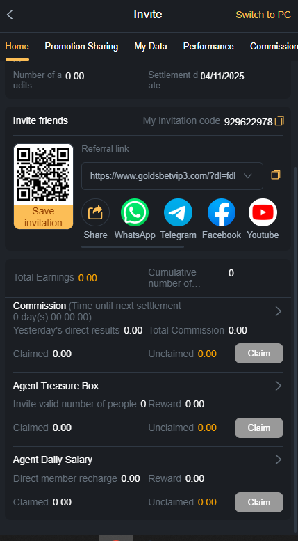 GOALDSBET APK