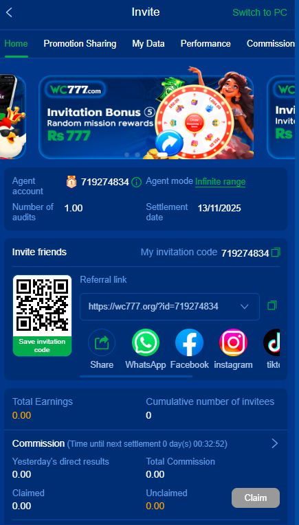 WC777 APK Game Download