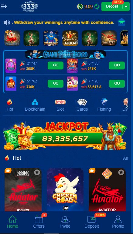 J33 BET Game Screenshot