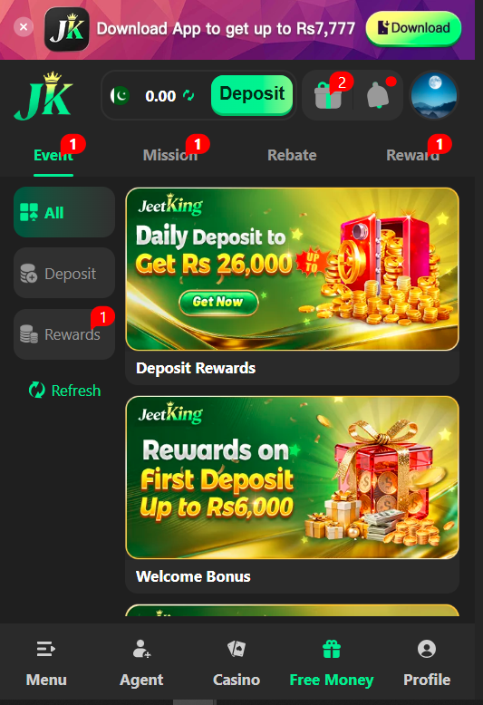 JeetKing Game Screenshots