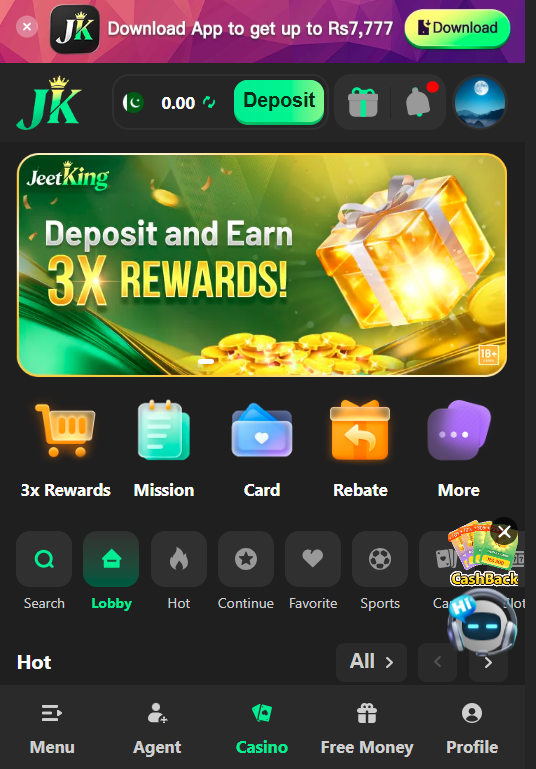 JeetKing Game Screenshots