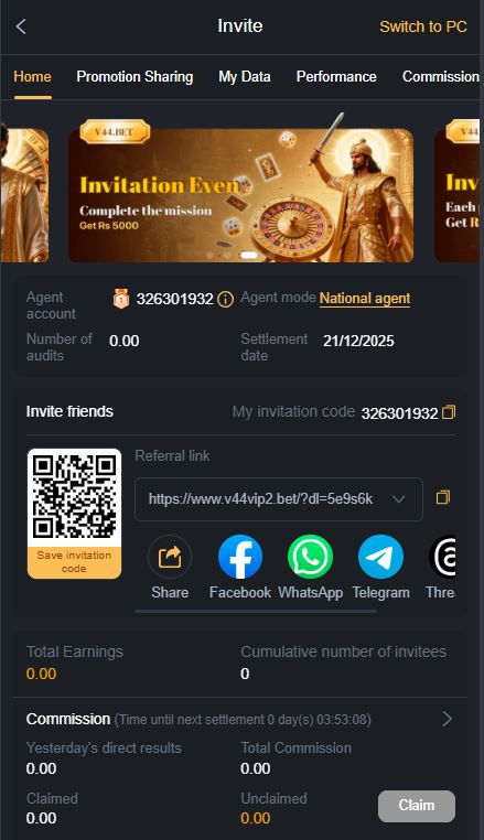 V44bet Game Screenshot