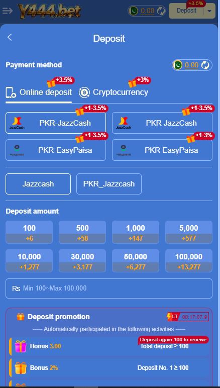 Y444.Bet Game Screenshots