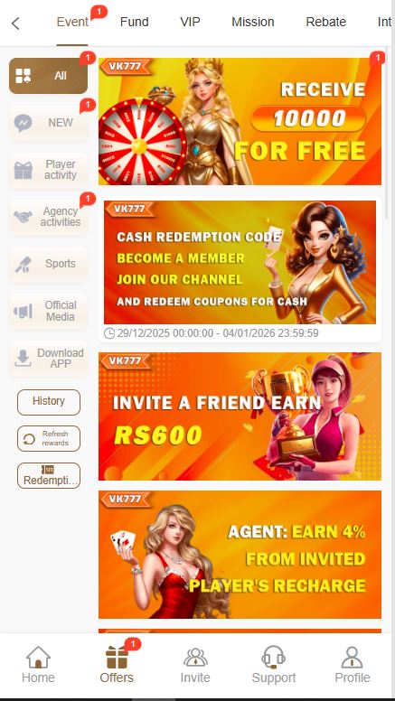 VK777 Game Screenshot