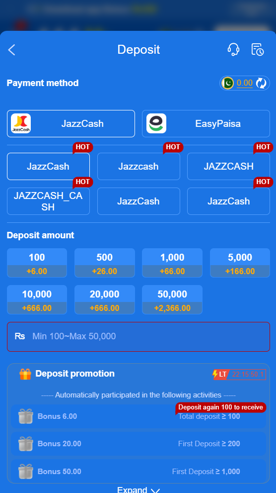 deposit 666h game